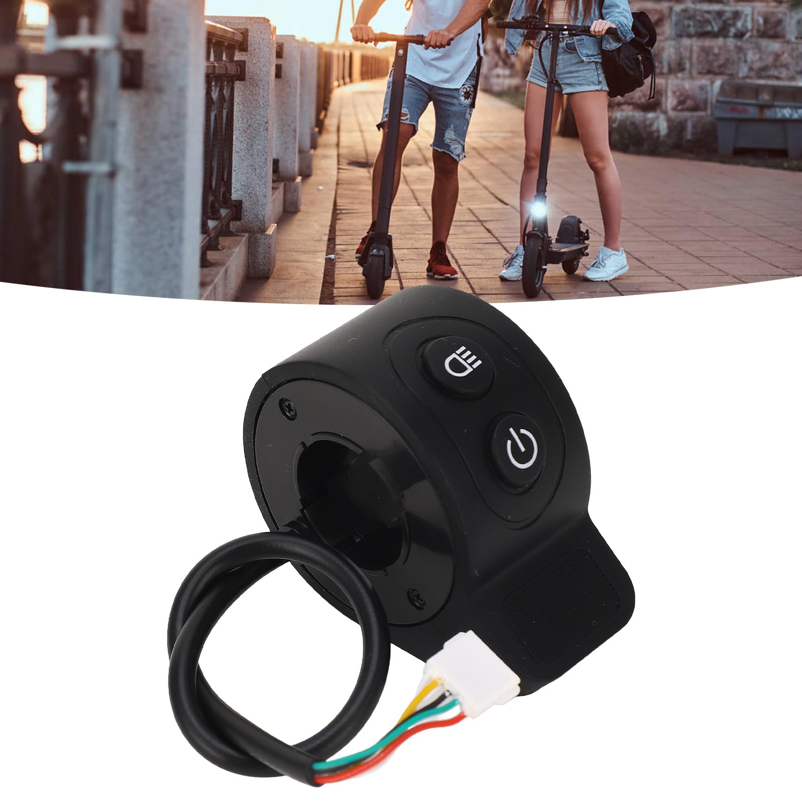 Amazon | 電動バイクとスクーターの交換部品、統合スイッチ付き